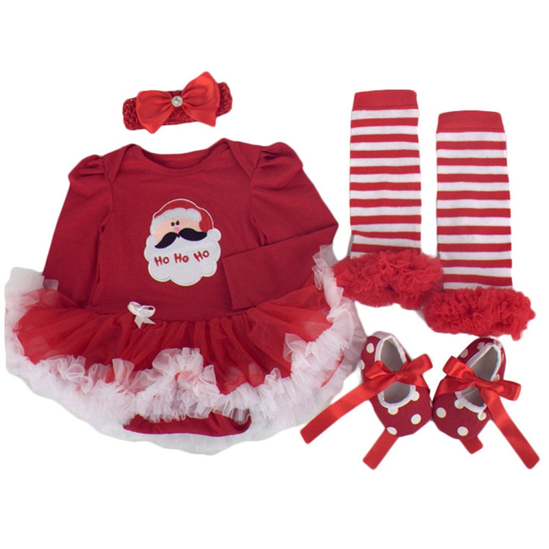 4-piece Christmas Gift Newborn Clothing Set Baby